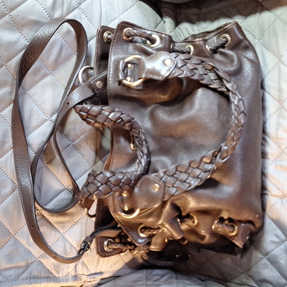 NWOT Michael Kors Woodside Braid Handle Tote